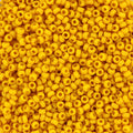 Miyuki Seed beads - Opaque Matte Canary 15/0, 10 gram Miyuki
