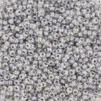 Miyuki Seed beads - Fancy Lined Pewter 15/0, 10 gram Miyuki