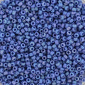 Miyuki Seed beads - Opaque Glazed Frosted Rainbow Soft blue 15/0, 10 gram Miyuki