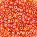 Miyuki Seed Beads - Silverlined Orange AB 8/0, 10 gram