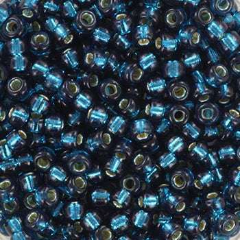 Miyuki Seed Beads - S/L Blue Zircon 8/0, 10 gram Miyuki