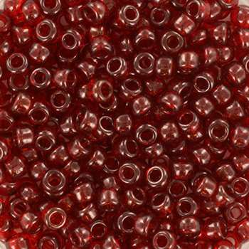 Miyuki Seed Beads - Garnet Gold Luster 8/0, 22 grams