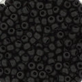 Miyuki Seed Beads - Matte Black 8/0, 10 gram Miyuki