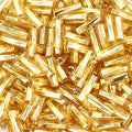Miyuki Twisted Bugle - Silverlined Gold 2 x 6 mm, 10 gram