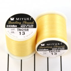 Miyuki Beading thread - Yellow, 1 Rulle