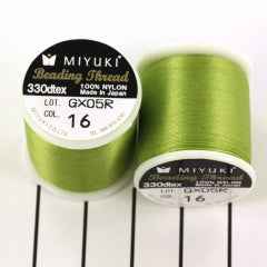 Miyuki Beading thread - Light Green Fennel, 1 Rulle