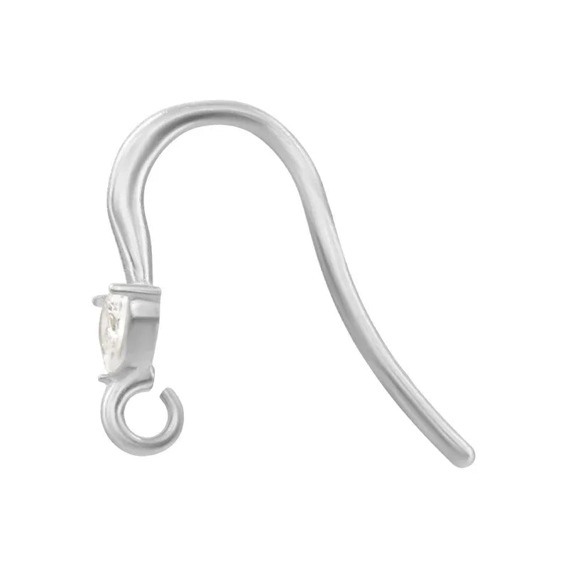 Örkrok Rostfrittstål - Med Strass hjärta 2-pack Grekisk Metall