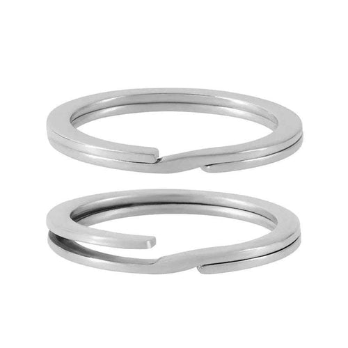 Nyckelring Silverpläterad - 25mm 1 styck Grekisk Metall