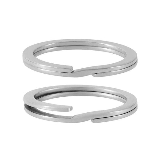 Nyckelring Silverpläterad - 25mm 1 styck Grekisk Metall