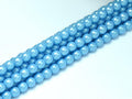Tjeckiska Pearl Shell - Nile Blue 3mm, 1 sträng