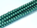 Tjeckiska Pearl Shell - Peppermint 3mm, 1 sträng